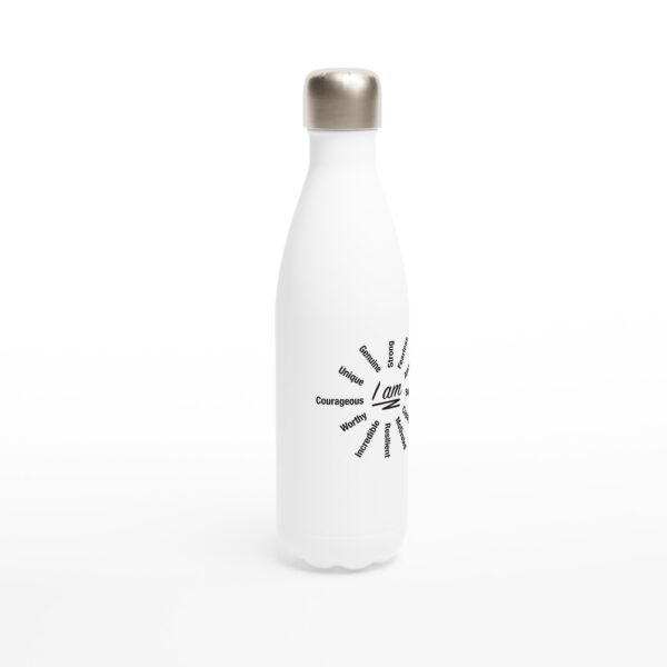 I am White 17oz Stainless Steel Water Bottle