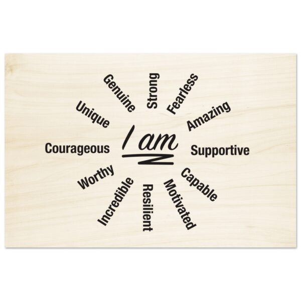 I am Wood Prints 20x30 cm / 8x12″