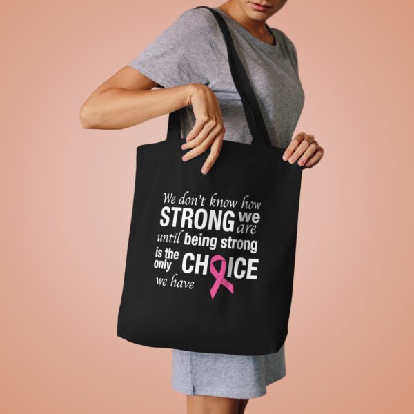 Breast Cancer Cotton Tote Bag - Image 4