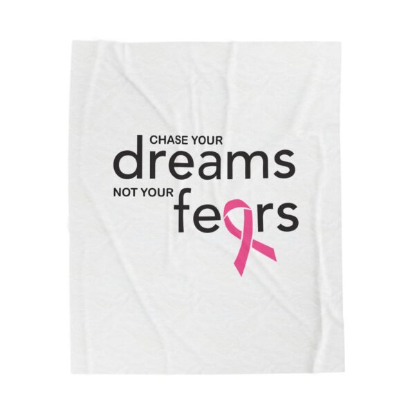 Breast Cancer Velveteen Plush Blanket