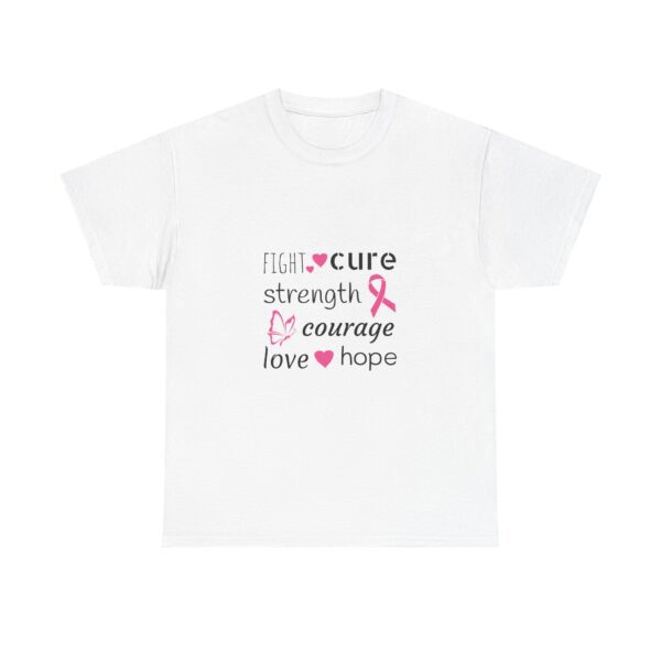 Breast Cancer Unisex Heavy Cotton Tee