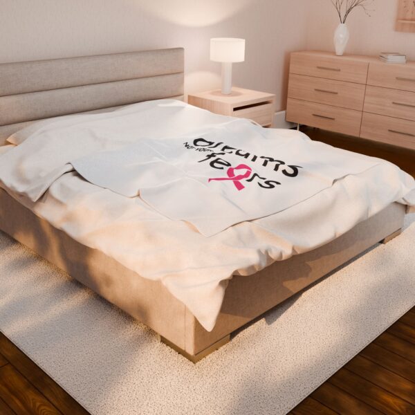 Breast Cancer Velveteen Plush Blanket - Image 4